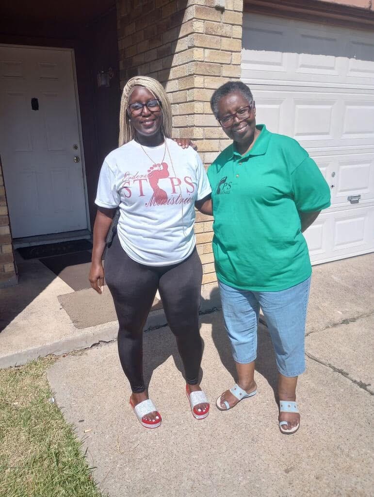 Street outreach on St. Paul Street, Dallas